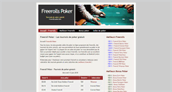Desktop Screenshot of freerolls-poker.info