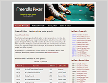 Tablet Screenshot of freerolls-poker.info